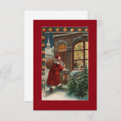 サンタズアットザドア招待状 招待状 (正面/裏面)