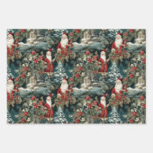 サンタズウィンターガーデン ラッピングペーパーシート (正面3)