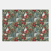 サンタズウィンターガーデン ラッピングペーパーシート (正面2)