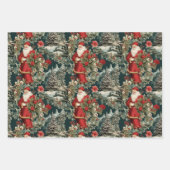 サンタズウィンターガーデン ラッピングペーパーシート (正面)