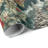 サンタズウィンターガーデン ラッピングペーパー (ロールコーナー)