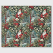 サンタズウィンターガーデンII ラッピングペーパー (フラット)
