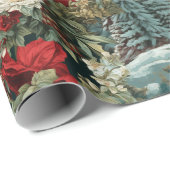 サンタズウィンターガーデンII ラッピングペーパー (ロールコーナー)