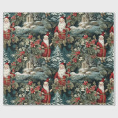 サンタズウィンターガーデンIII ラッピングペーパー (フラット)