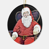 サンタズウォッチング セラミックオーナメント (左)
