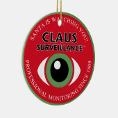 サンタズウォッチング セラミックオーナメント (右)
