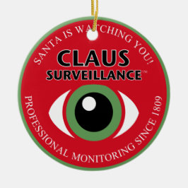 サンタズウォッチング セラミックオーナメント