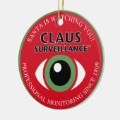 サンタズウォッチング セラミックオーナメント (左)