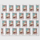 サンタズエアメールクリスマスラッピング紙 ラッピングペーパー (フラット)