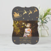 サンタズオンザーズの休暇のフォトカード シーズンカード (スタンド正面)