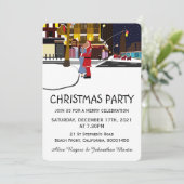 サンタズキスオンブロードウェイクリスマス招待状 招待状 (スタンド正面)