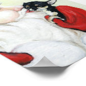 サンタズキスforチワホアアートプリント ポスター (角)