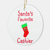 サンタズキャシお気に入りのアセラミックオーナメント セラミックオーナメント (左)