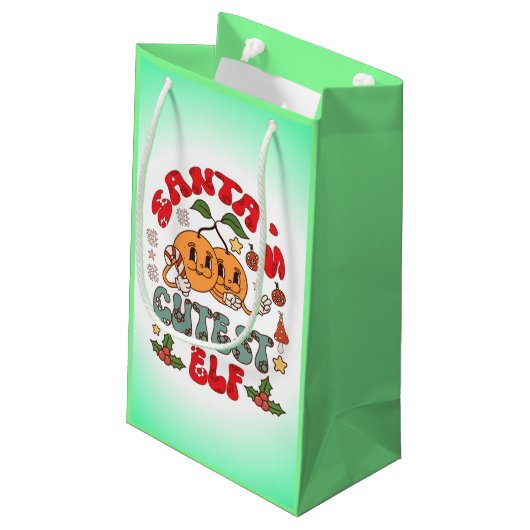 サンタズキュスト小妖精や小人昇華–80881 スモールペーパーバッグ (裏面アングル)