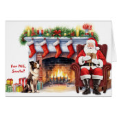 サンタズギフトコリー縁どドッグクリスマス (正面横)