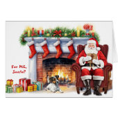 サンタズギフトジャックラッセルテリアホリデー (正面横)