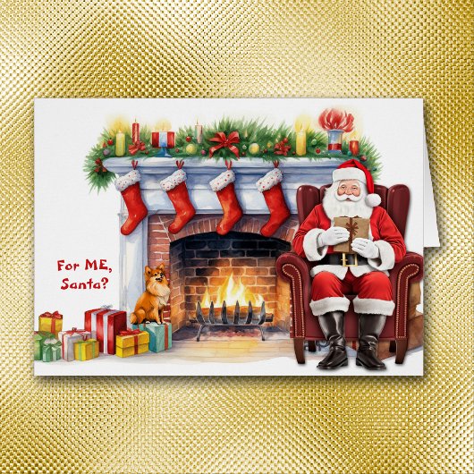 サンタズギフトポメラニア犬ドッグクリスマス