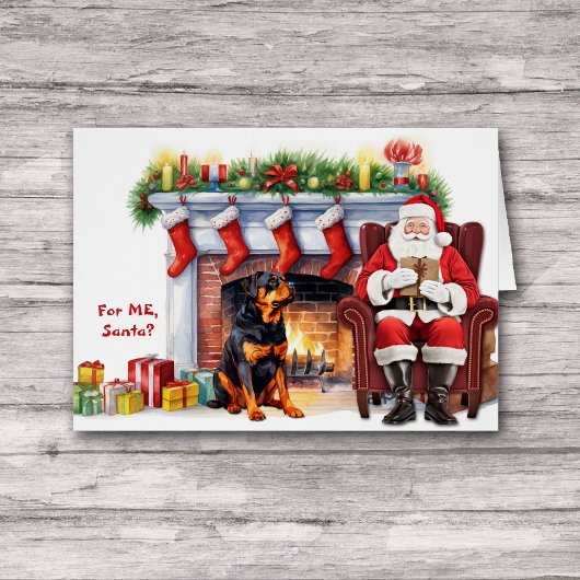 サンタズギフトロットワイラードッグクリスマス