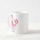 サンタズクリスマスビーチバケーションおもしろい コーヒーマグカップ (正面左)
