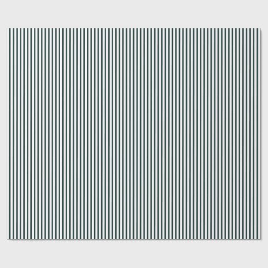 サンタズグリーンラッストライプのプエレガント紙 ラッピングペーパー (フラット)