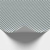 サンタズグリーンラッストライプのプエレガント紙 ラッピングペーパー (角)