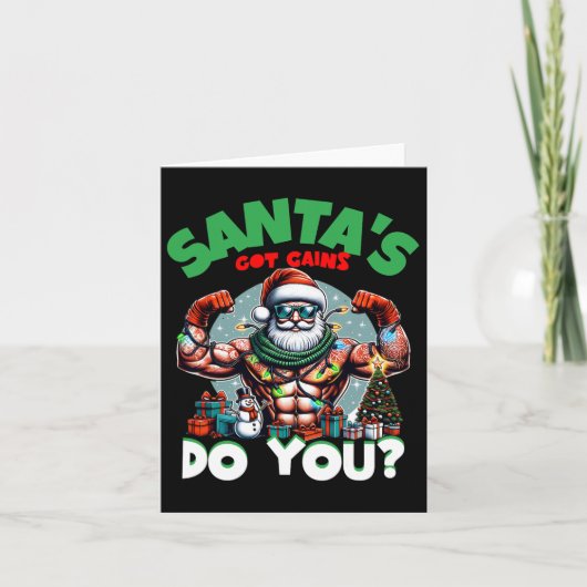 サンタズゲー得ズドウユーフェスティバルボディビルジム カード (正面)