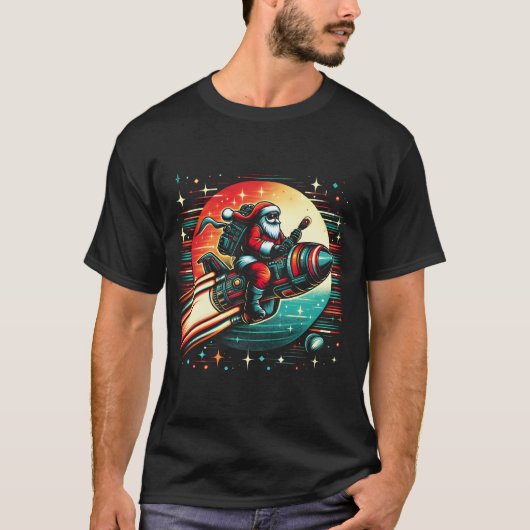 サンタズコズミッククリスマスクルーズ Tシャツ (正面)