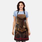 サンタズコージーヌーク エプロン (着用した状態)