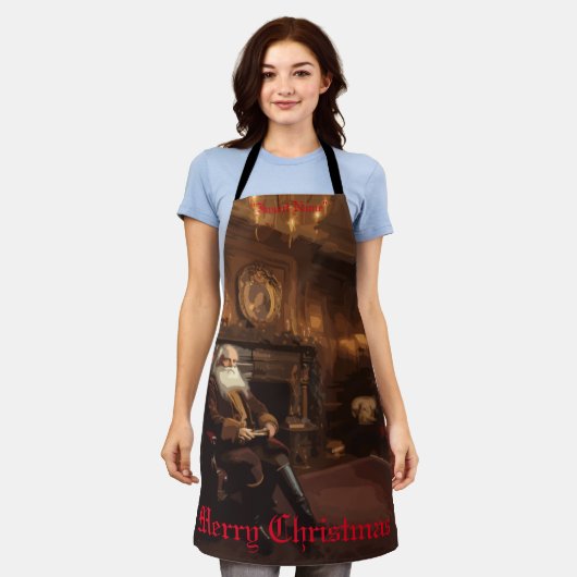 サンタズコージーヌーク エプロン (着用した状態)