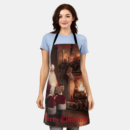 サンタズコージーヌーク エプロン (着用した状態)