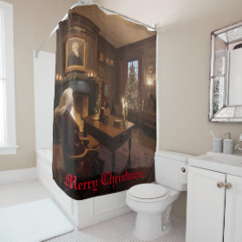 サンタズコージーヌーク シャワーカーテン