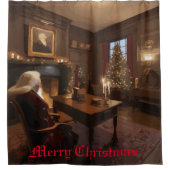 サンタズコージーヌーク シャワーカーテン (正面)