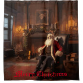 サンタズコージーヌーク シャワーカーテン (正面)