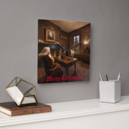 サンタズコージーヌーク スクエア壁時計