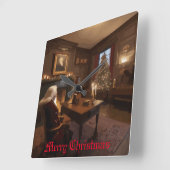 サンタズコージーヌーク スクエア壁時計 (傾斜)