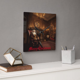 サンタズコージーヌーク スクエア壁時計