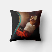 サンタズコーヒーブレイクヴィンテージ クッション (裏面)