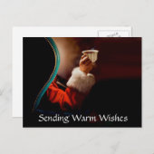 サンタズコーヒーブレイクヴィンテージ シーズンポストカード (正面/裏面)