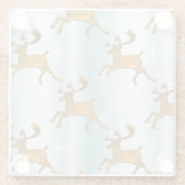 サンタズゴールデントナディースクリスマス ガラスコースター (裏面)