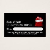 サンタズサック、クリスマスパーティーラッフルチケット (正面)
