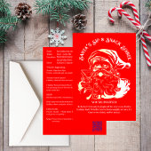 サンタズシップ&スナックソーリークリスマスパーティー 招待状