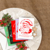 サンタズシップ&スナックソーリークリスマスパーティー 招待状