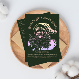 サンタズシップ&スナックソーリークリスマスパーティー 招待状