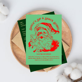 サンタズシップ&スナックソーリークリスマスパーティー 招待状