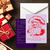 サンタズシップ&スナックソーリークリスマスパーティー 招待状