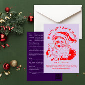 サンタズシップ&スナックソーリークリスマスパーティー 招待状