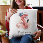 サンタズスノーバードフラミンゴカスタム クッション