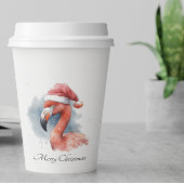 サンタズスノーバードフラミンゴカスタム 紙コップ