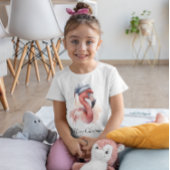 サンタズスノーバードフラミンゴカスタム Tシャツ