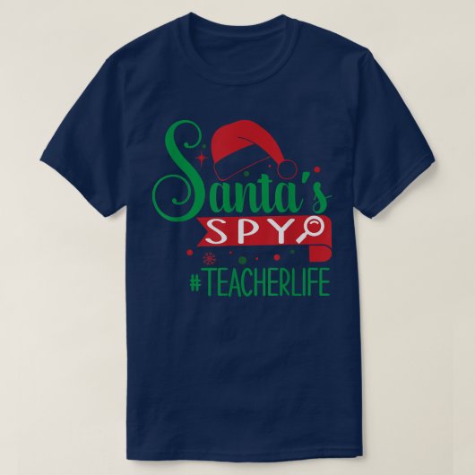 サンタズスパイ先生ライフサンタお気に入りの先生Ch Tシャツ (デザイン正面)